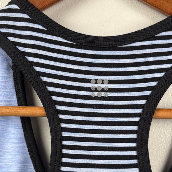 Title Nine blue and black sports dress medium w shelf bra Athleisure pickleball - Picture 6 of 12